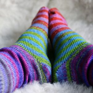 Merino Wool Socks Aqua