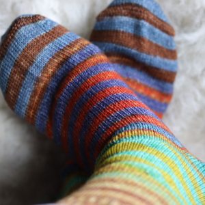 Merino Wool Socks Blue