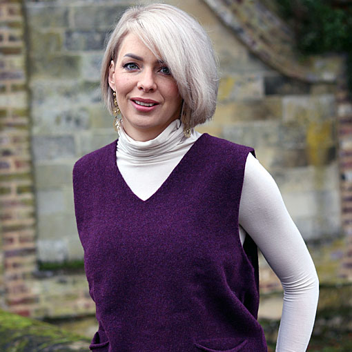 Eribé Merino Spencer trui voor dames, elegant en lichtgewicht