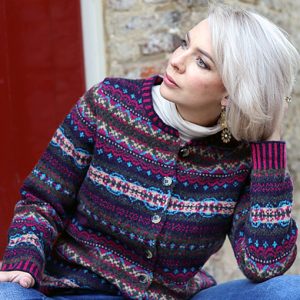 Merino Cardigan Fair Isle