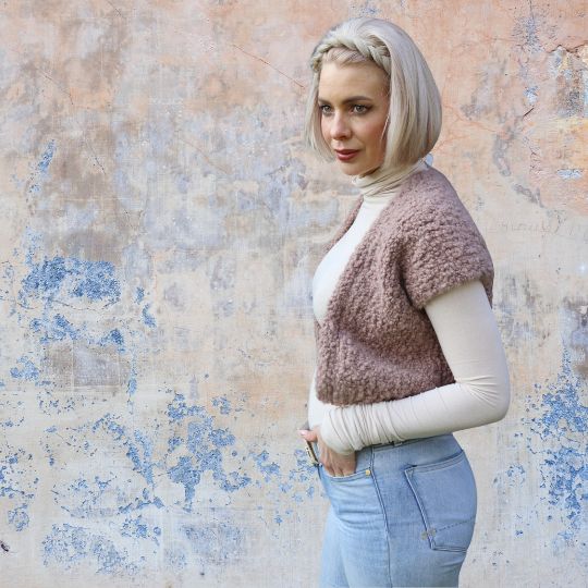 Merino Bouclé Vest