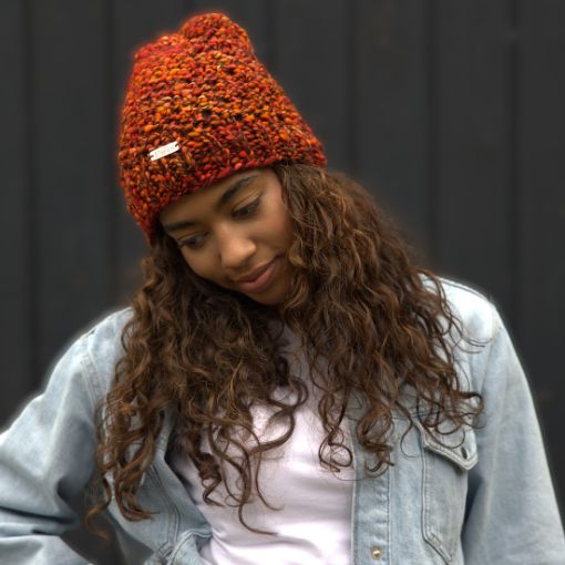 Merino Wollen Dames Beanie