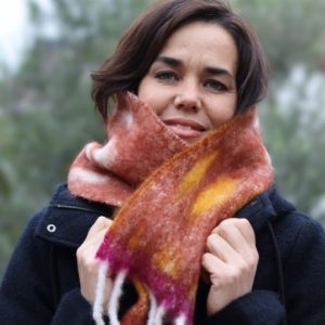 Warm Mohair Ladies Scarf – Stylish Soft Shawl